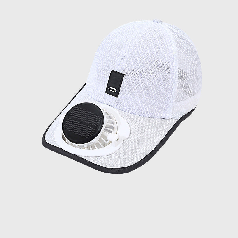 🧢☀️ Solar Powered Baseball Cap – Stay Cool Anywhere