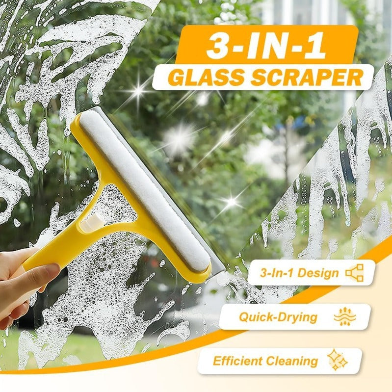 🔥Buy more save more🔥BrightSwipe 3 in 1 Window Squeegee Cleaner with Spray Bottle