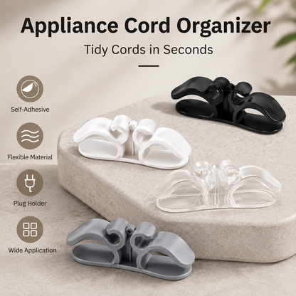 Self-Adhesive Cable Holder – Keep Cords Neat and Tangle-Free