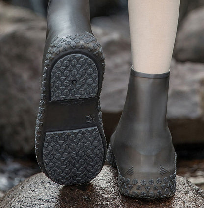 Stop Soaked Sneakers! Heavy-Duty Rain Shoe Covers – Anti-Slip & Fold Into Your Bag 🌧️