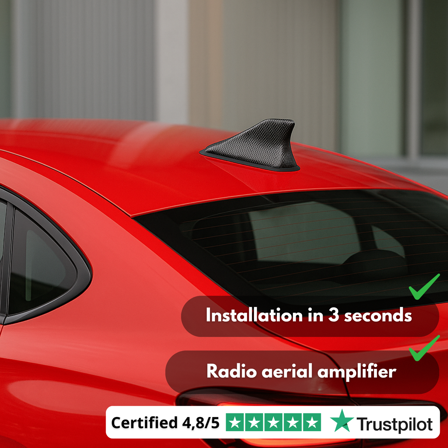 Shark Car Antenna Amplifier – Superior Radio Reception