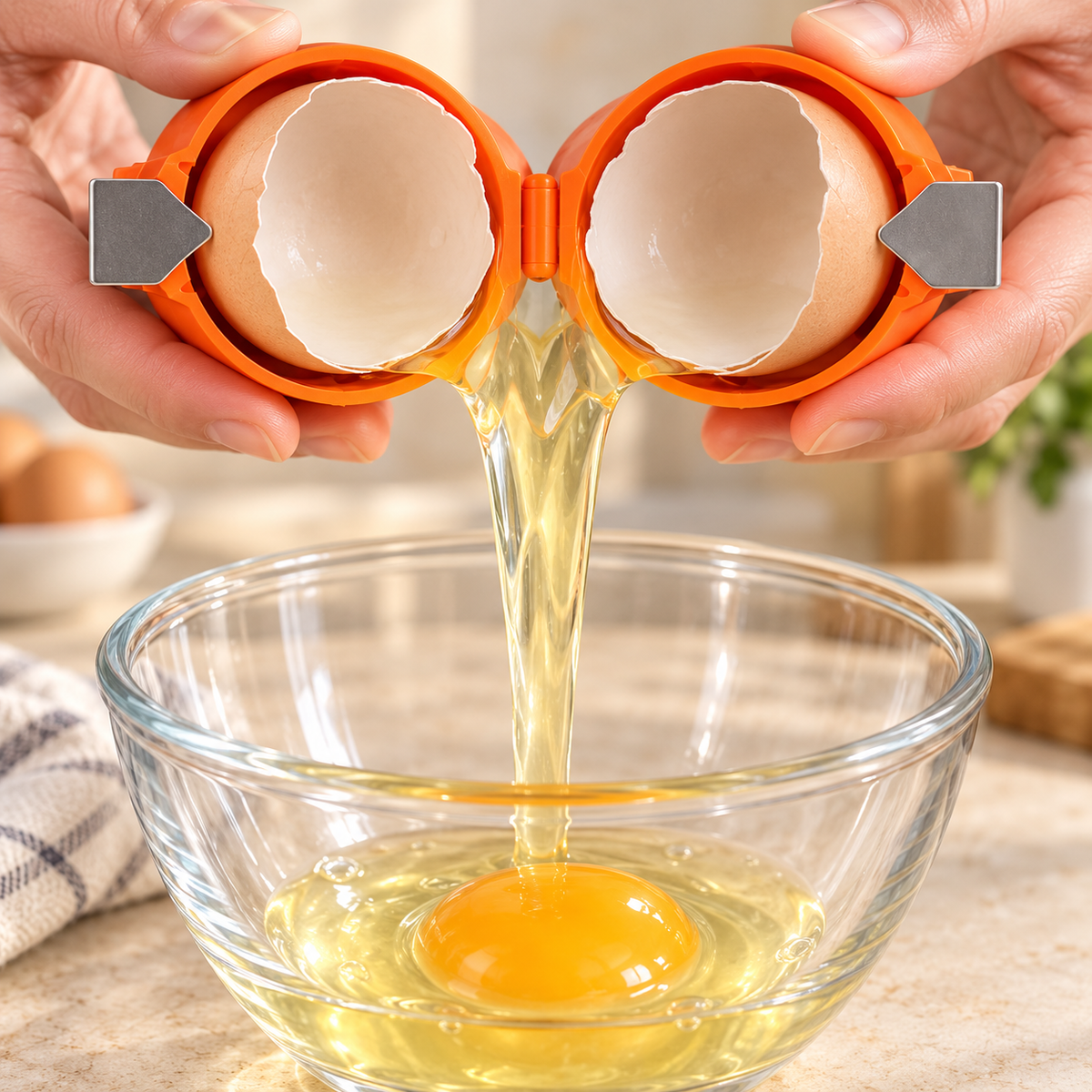 Quick Egg Cracker Tool – Open Hundreds Of Eggs Faster & Cleaner