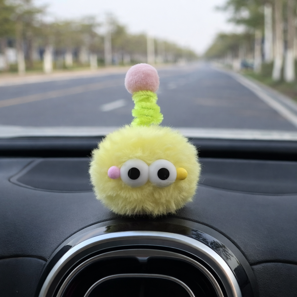 Car Plush Pom Decoration