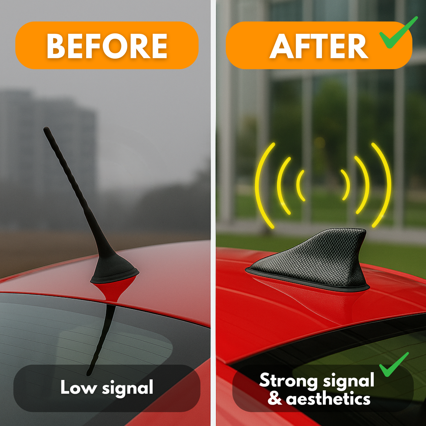 Shark Car Antenna Amplifier – Superior Radio Reception