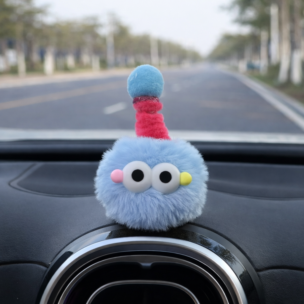 Car Plush Pom Decoration