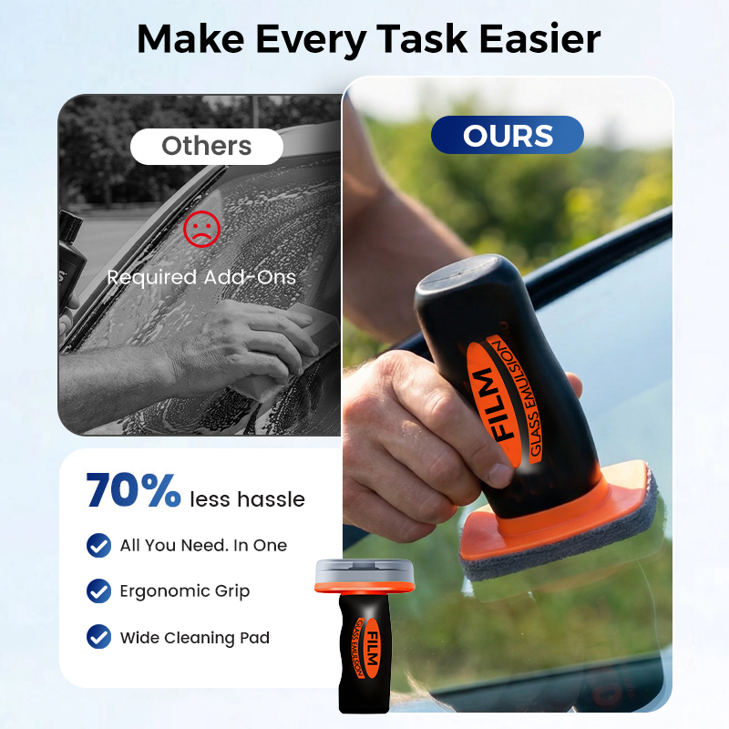 🔥BUY MORE SAVE MORE🔥 Auto Glass Side Window Oil Film Removal Cleaner