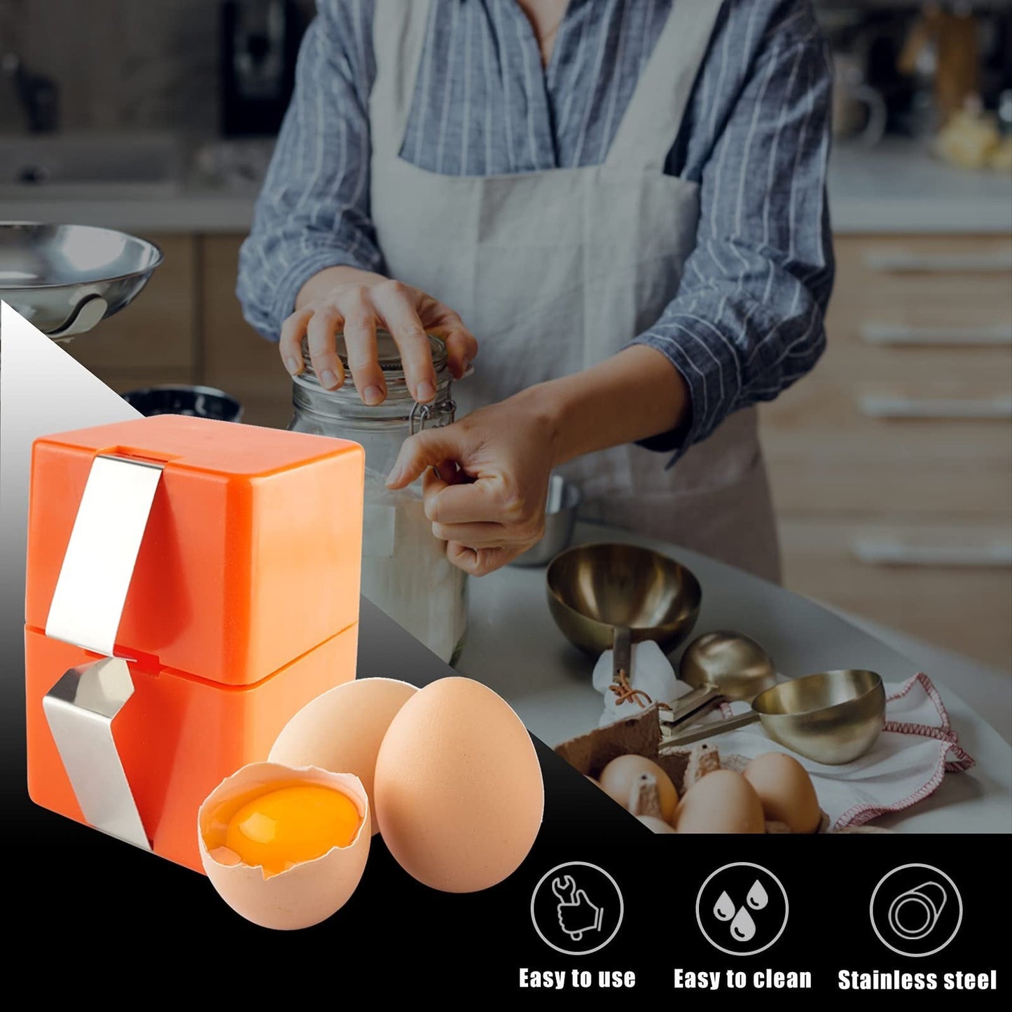 Quick Egg Cracker Tool – Open Hundreds Of Eggs Faster & Cleaner