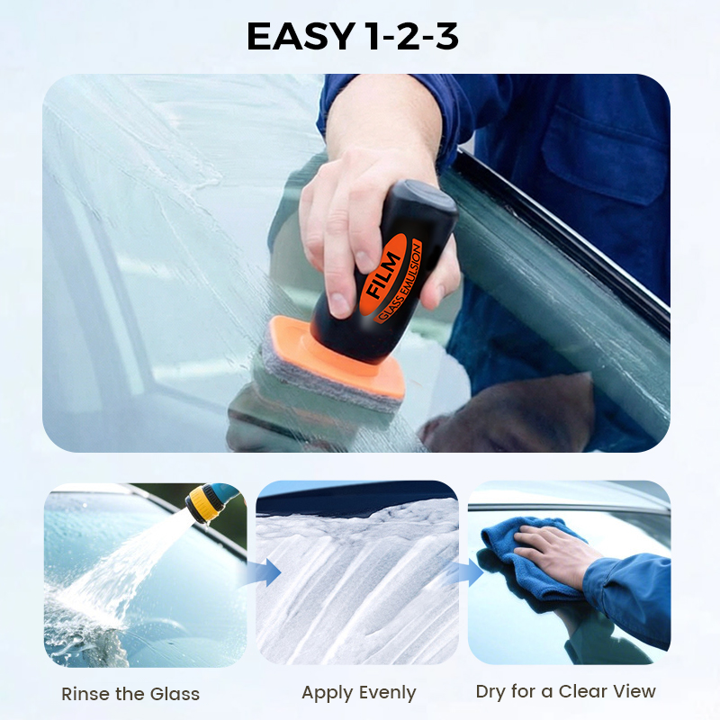 🔥BUY MORE SAVE MORE🔥 Auto Glass Side Window Oil Film Removal Cleaner