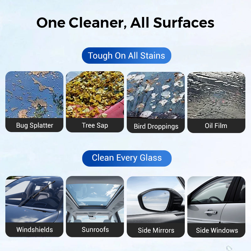 🔥BUY MORE SAVE MORE🔥 Auto Glass Side Window Oil Film Removal Cleaner