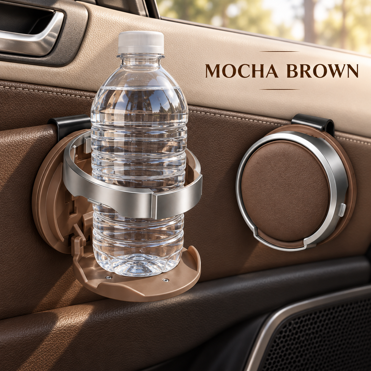 2-in-1 Foldable Car Cup Holder & Phone Stand