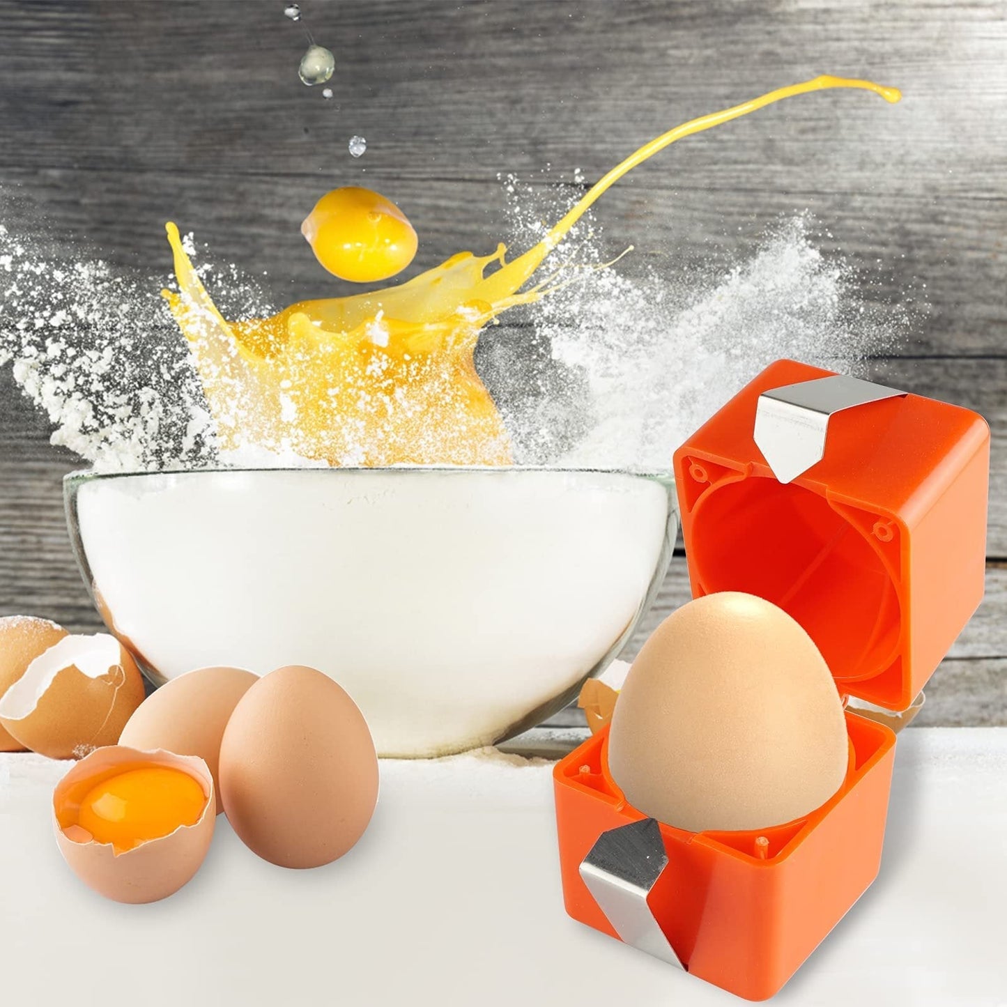 Quick Egg Cracker Tool – Open Hundreds Of Eggs Faster & Cleaner