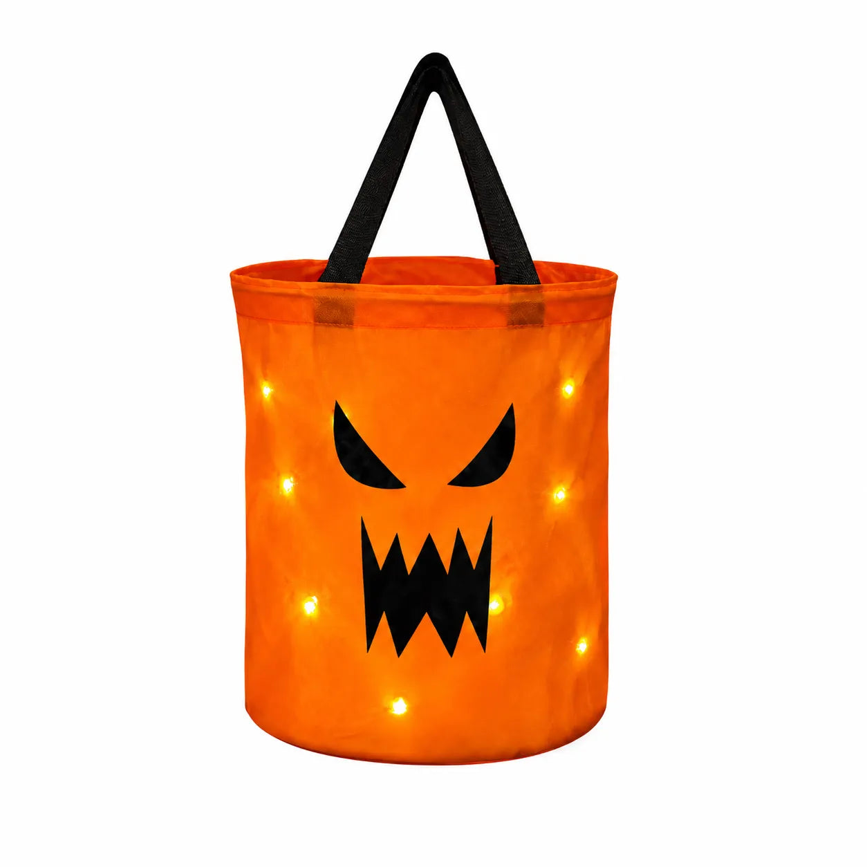 Light-Up Pumpkin Trick-or-Treat Bag
