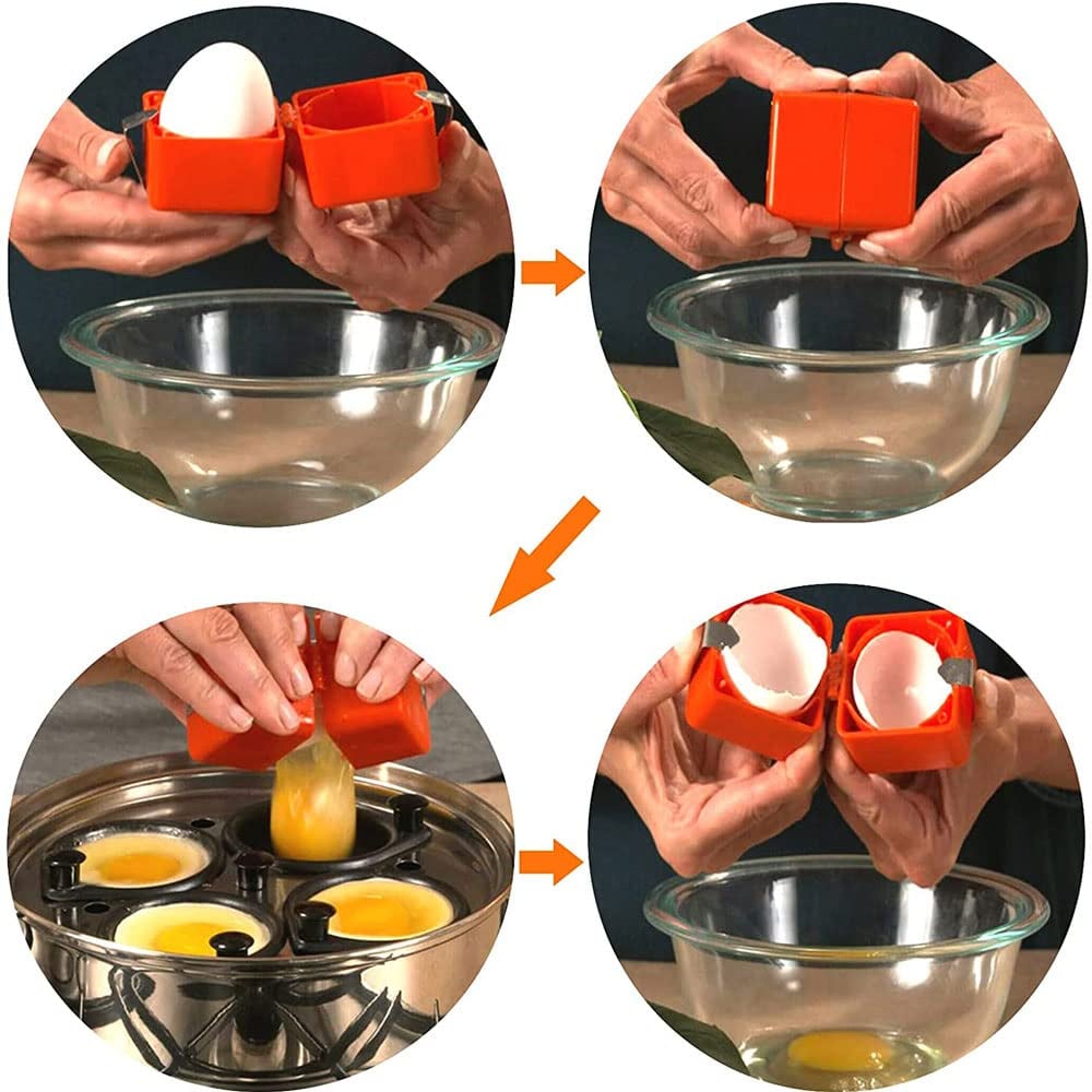 Quick Egg Cracker Tool – Open Hundreds Of Eggs Faster & Cleaner
