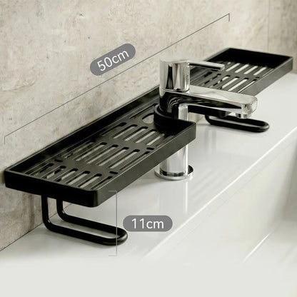 No-Drill Faucet Shelf Organizer
