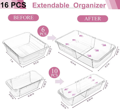 🧩 Expandable Drawer Organizer
