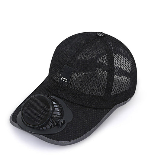 🧢☀️ Solar Powered Baseball Cap – Stay Cool Anywhere