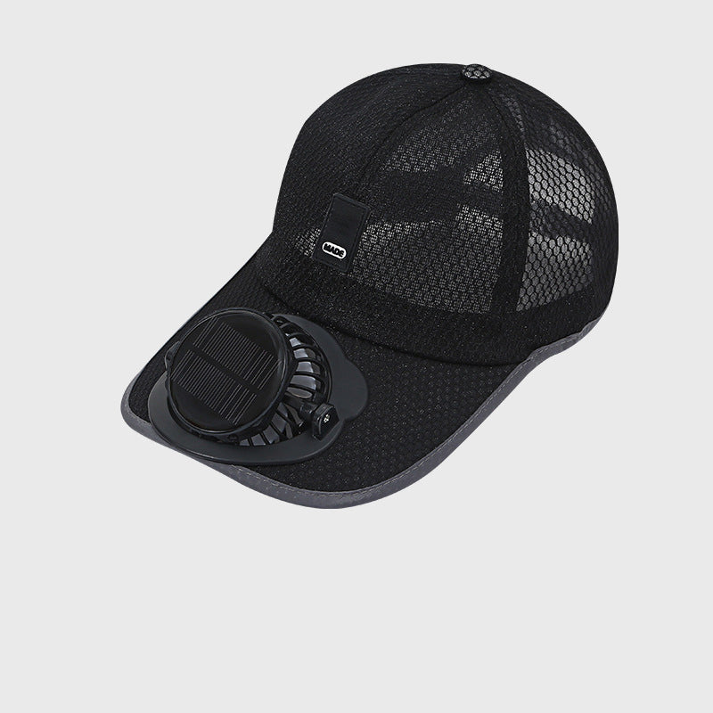 🧢☀️ Solar Powered Baseball Cap – Stay Cool Anywhere